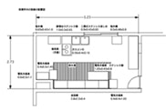 平面図　求積図（飲食店）